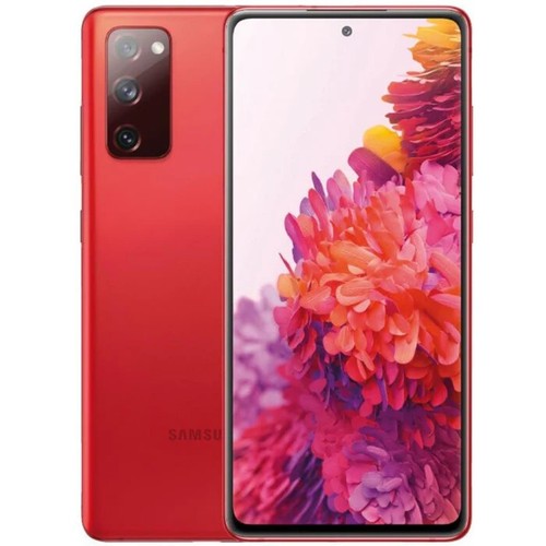 Samsung Galaxy S20 FE 5G SM-G781U1 Unlocked 128GB Cloud Red C Light Burn