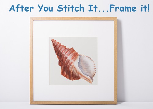 Orenco Originals Nautical Conch Sea Shell Counted Cross Stitch Pattern - Picture 2 of 8
