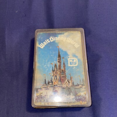 Vintage Walt Disney World Playing Cards Souvenir Deck Castle