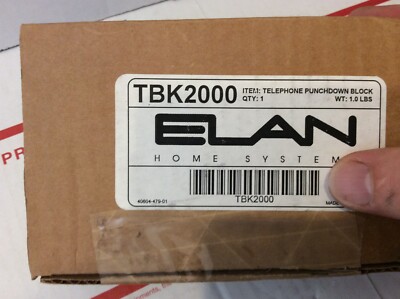 Elan TBK2000 Telephone Punchdown Block