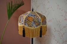 Paralume capesante stampato leopardo cucito a mano paralume da tavolo paralume da terra