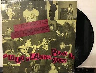 Peter And The Test Tube Babies - The Loud Blaring Punk Rock LP 1985 Hairy Pie EX