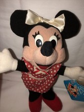 Vintage Applause Minnie Mouse 8 Plush Doll Original Tag in Ear