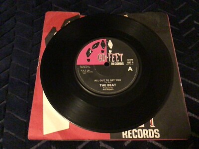 The Beat Drowning / All out to get you 7 inch vinyl single record 