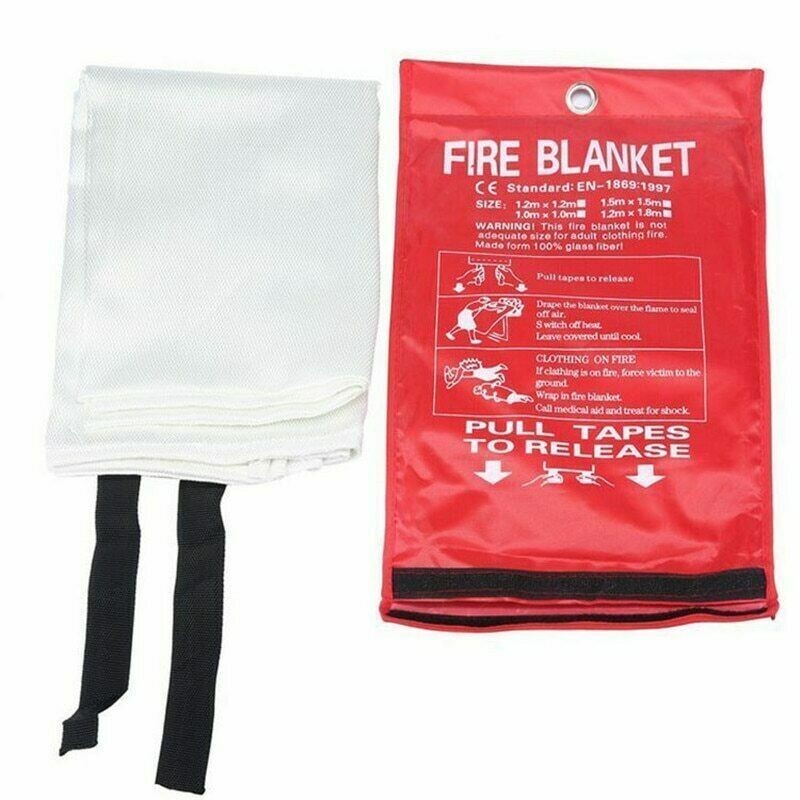 1Pcs Prepared Emergency Fire Blanket Fiberglass Blanket Retardant