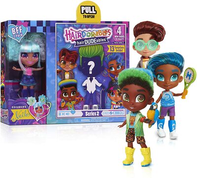 Hairdorables HairDudeAbles Serie 2 BFF Pack 13 Überraschungen Pack Sortiment-Set
