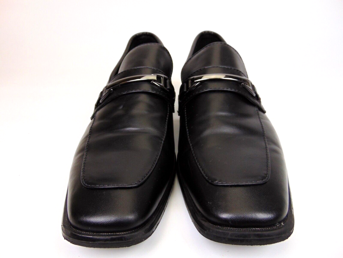 Restoration Matt - Men\'s Black Leather Dress Loafer Shoes Black Restoration Mens Matt Slip On | Rack Room Shoes main image 2