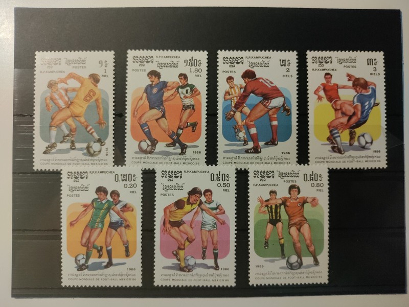 1986 Cambodia Stamps(Soccer WM-Mexico'86),MNH,OG