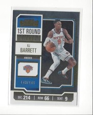 2023-24 Panini Contenders First Round Ticket #2 RJ Barrett Knicks /149 