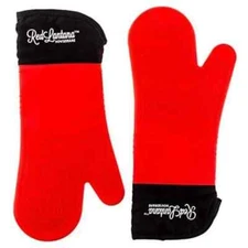 Red lantana houseware oven mitts Silicone Grip-Children/Small Hands.