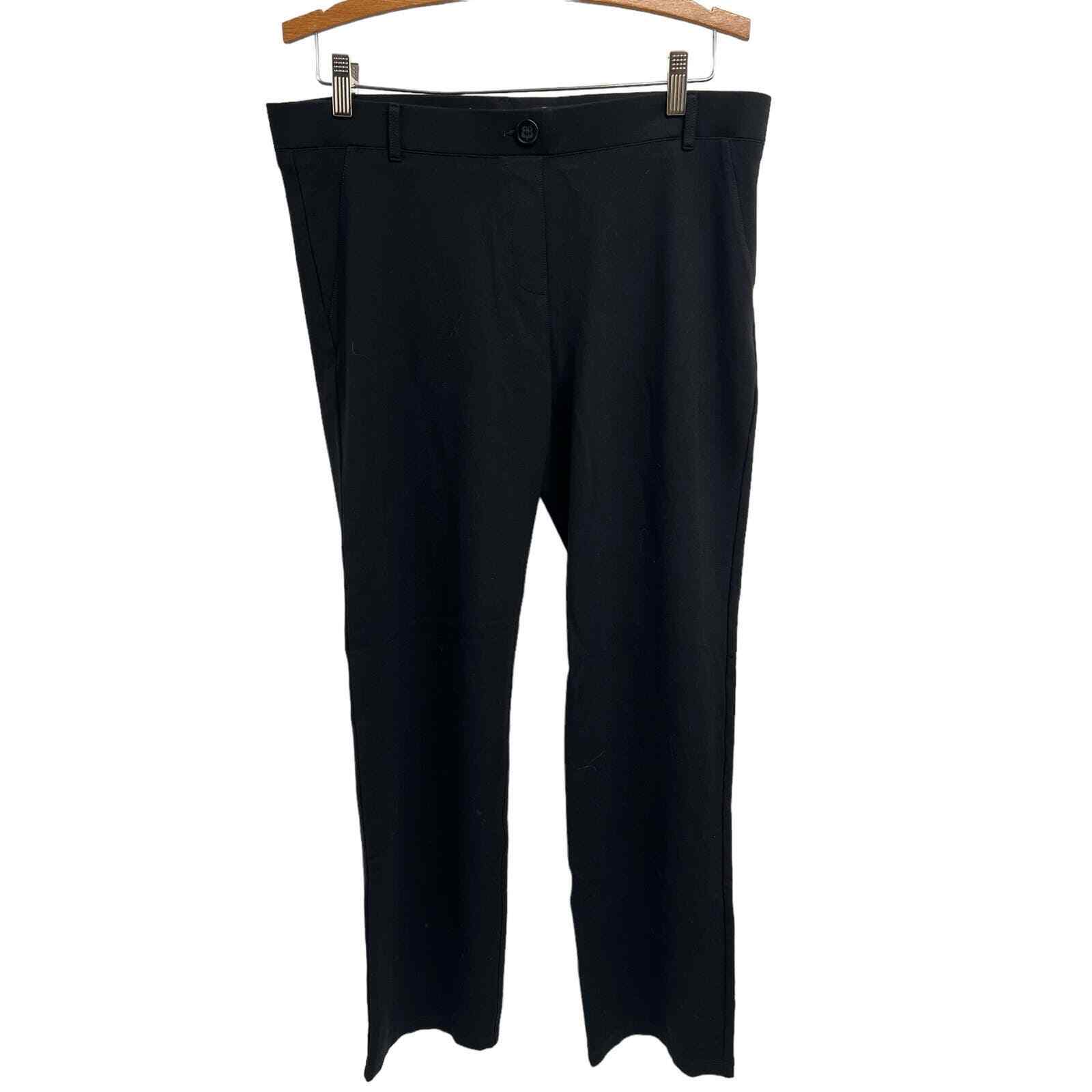 Betabrand Pull On Pants Women’s size XL Black - image 1