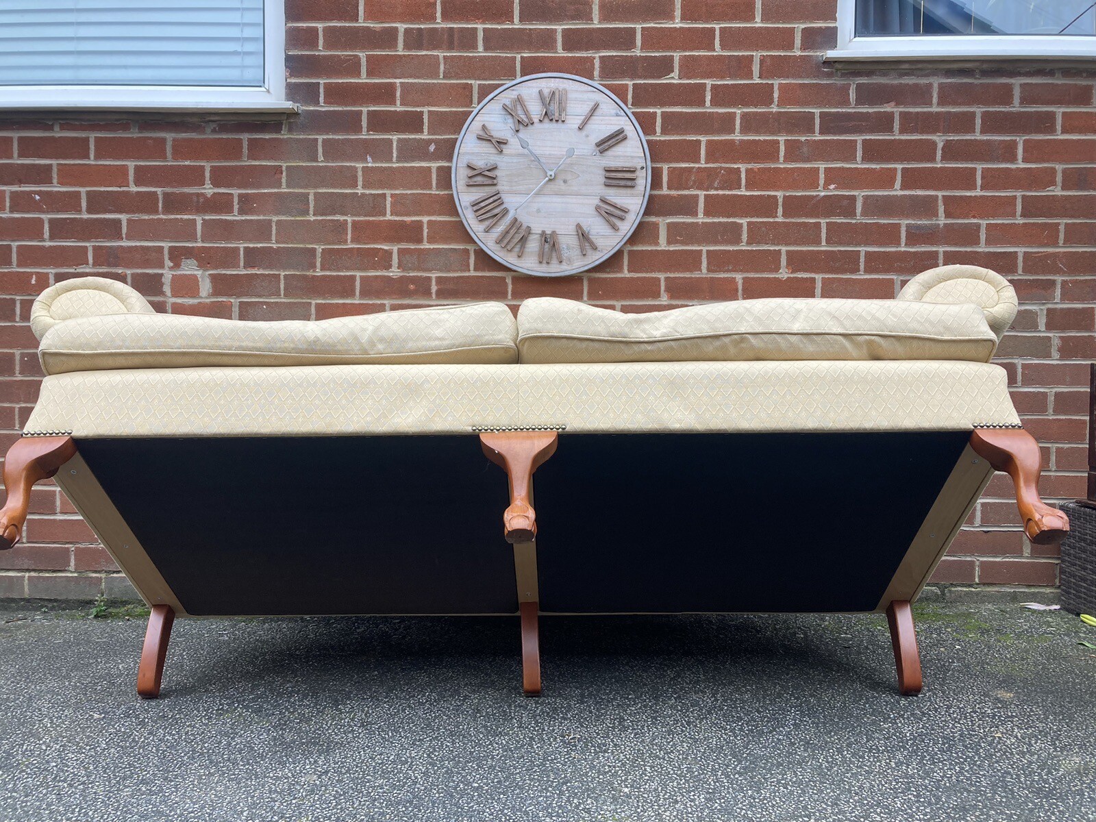 Wesley Barrell Sofa & Armchair Marlborough RRP £8300 Cream Chesterfield