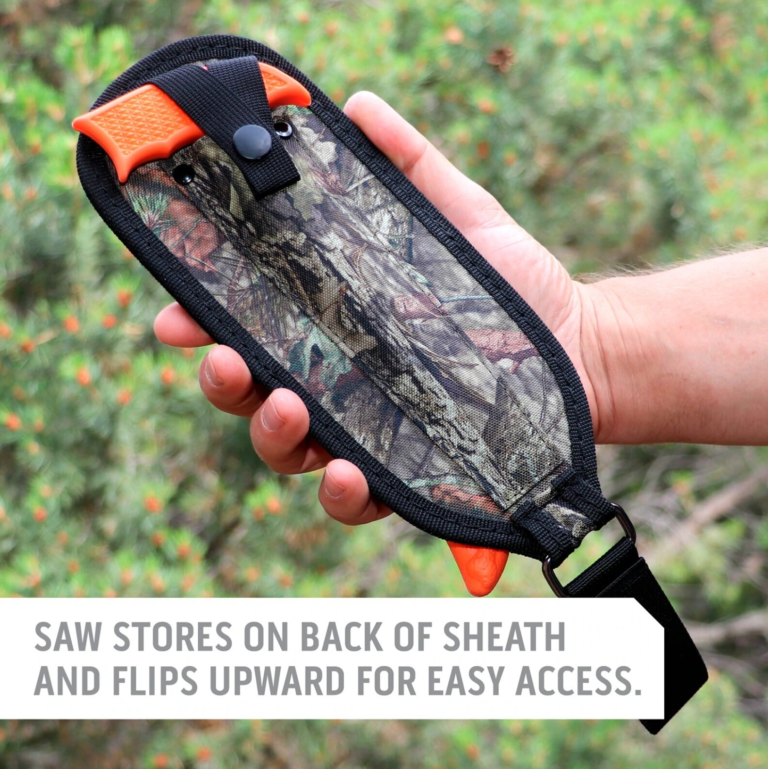 OUTDOOR EDGE WildGuide 4Pc Hunting Knife Saw Combo Set w/Sheath WG10C