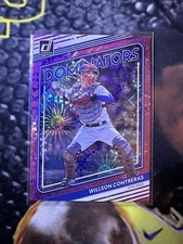 2022 Donruss Panini Baseball Dominators Willson Contreras D-10 Pink Fireworks