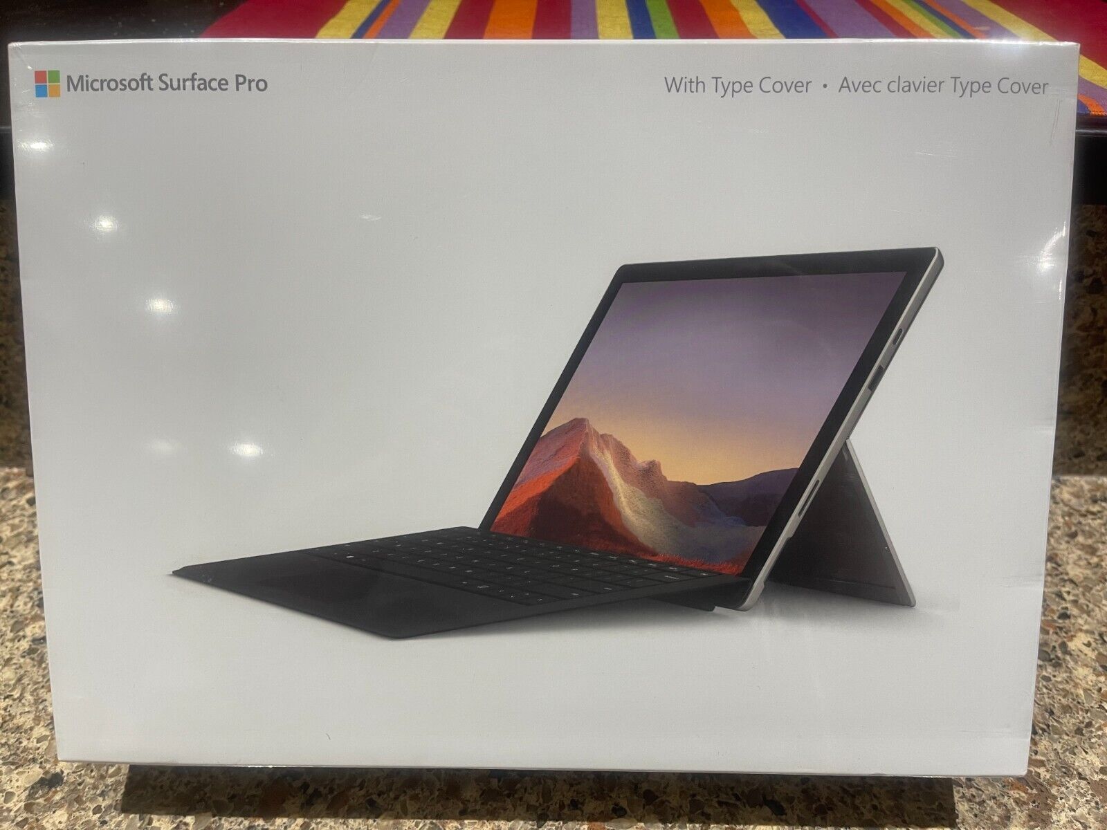 NEW! Microsoft Surface Pro 7 w/ Type Cover Bundle, 12.3 Multi-Touch  i5,8GB,128GB