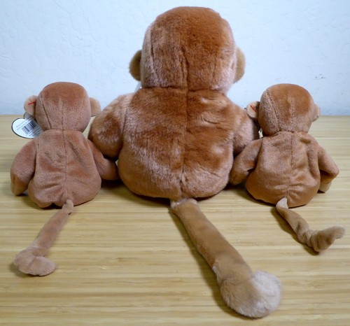 Ty Original 2 “Bongo” Beanie Babies 1 “Bongo” the Monkey Beanie Buddy, retirado - Imagen 6 de 13