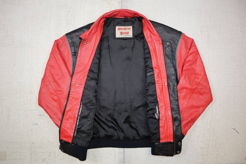 Vintage 90s  Betty Boop Leather Bomber Jacket American Toons Size Medium - Picture 6 of 13