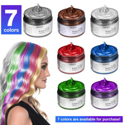 Hair Color Enhancer Wax Mud Washable Temporary Modeling Tintage Dye Cream Unisex