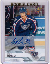 SASHA MUTALA 18/19 Upper Deck CHL Autograph Auto Signed #78 Pre-Rookie RC Card🔥