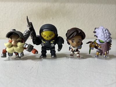 Cute But Deadly Series Blizzard figures Torbjorn Ava Zeratul Raynor Lot Of 4