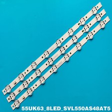 LED strips For LG 55UM7000 55UM7050 55UM7100 55UK6200 55UK6300 55UK6360 55UK63