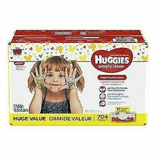 Huggies Disney Baby Simply Clean Fragrance Free Baby Wipes 11 Packs of 64 Wipes