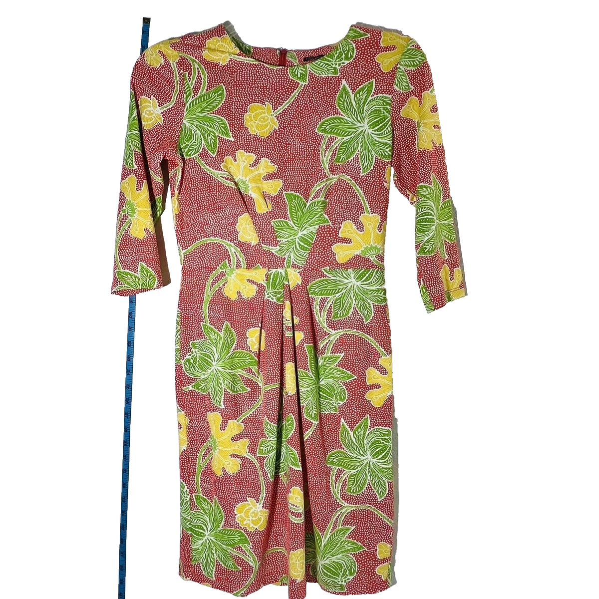 McLaughlin SM Polka Dot Tropical Catalina Cloth Dress Vacation Cruise  Comfort - Main Image