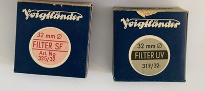 KONVOLUT VOIGTLÄNDER FILTER SF + UV 32 MM