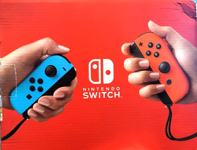 Nintendo Switch 32GB Handheld Console - Neon Red/Neon Blue NEW FAST FREE SHIP