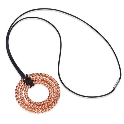 Tensor Rings Copper, 3 Ring Cubit Tensor Pendant, Tensor Rings Set Trio Ra-Mu Vi