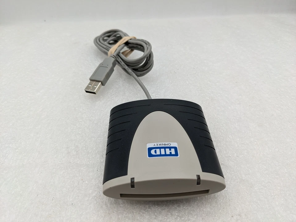 LOTE DE 3 HID Omnikey 3121 USB Cardman CAC Lector de Tarjetas Inteligentes de Identificación Militar Envío y devolución gratuitos Foto 3 de 4