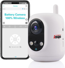 Long Battery Life Indoor Cameras Wireless for Home Security, House Camera Batter