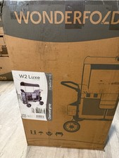 Wonderfold W2 Luxe Pro Stroller Wagon Jet Black 2-Seater for Infant Toddler
