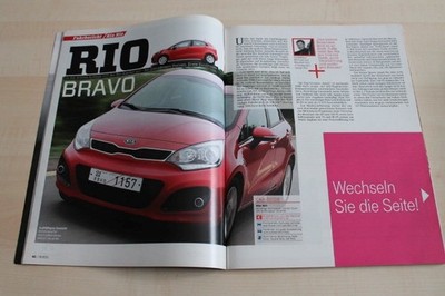 Auto Motor und Sport 16/2011 Kia Rio 1.4 mit 109PS im Fahrbericht auf 3 Seiten