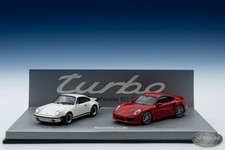 1/43 Minichamps 2-Car SET Porsche 911 Turbo 40 Years 🤝ALSO OPEN FOR TRADE🤝