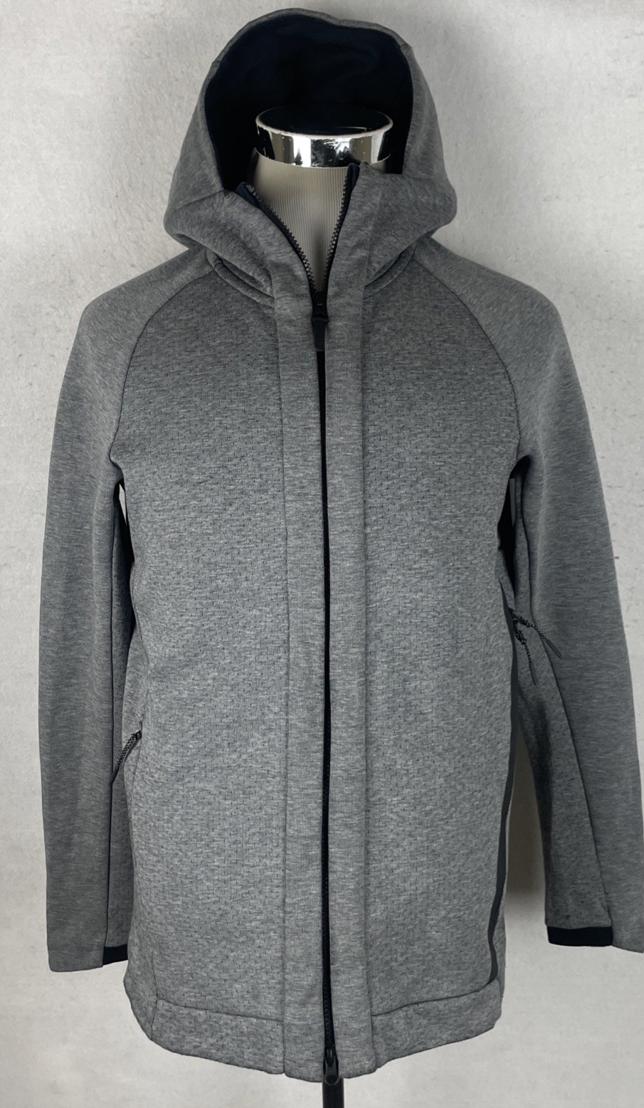 SACAI X NIKE Nike Sportswear Tech Fleece Giacca con Cappuccio e Zip Uomo Grigio Taglia Media