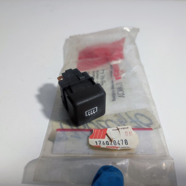 Originaler Lancia Delta Taster Schalter Heckscheibenheizung 176020470-image