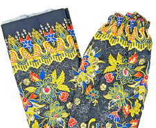 Bali Sarong Printed Ethnic Batik Fringe Readymade Elactic Wrap Skirt Floral