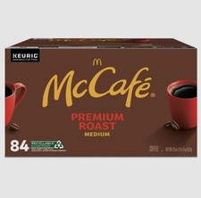 McCafe Premium Roast Medium Coffee K-Cup Pods 84 Count FRESH BEST BY 3/4/2027