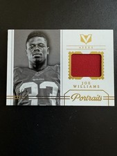 2017 Panini Vertex Portraits /49 Joe Williams #PT-13 Rookie RC