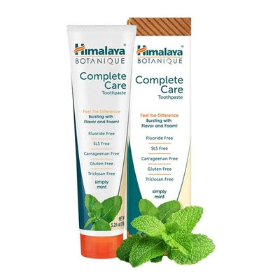 HIMALAYA Botanique Simply Mint Complete Care Toothpaste Refreshing Mint Flavour | Stro...