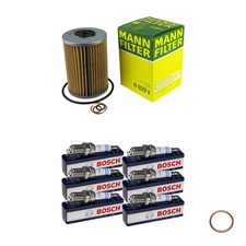 MANN Ölfilter mit Dichtring Zündkerzen für Mercedes-Benz SL 280 450 420 S-Klasse
