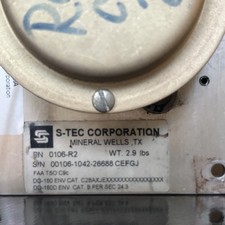 Part number. 0106-R2 S-Tec Autopilot Roll Servo As-Removed, working 