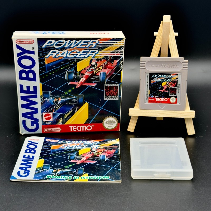 POWER RACER GAME NINTENDO GAME BOY PAL ITALIAN COMPLETE MATTEL RARE ITA CIB