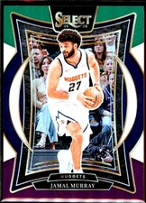 Jamal Murray 2024-25 Panini Select #52 Green White Purple Prizm