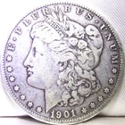 1901 O Morgan Silver Dollar