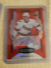 2020 21 Upper Deck Allure Red Autograph Morgan Geekie Rookie Bruins