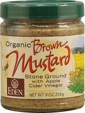 Eden Foods Organic Brown Mustard, 9 Ounce