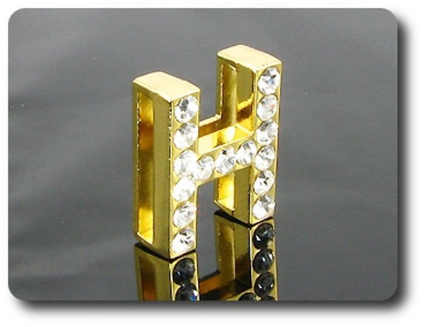 Steine Und MinéRaux. AnhäNger Diamant Cz 15X3 Mm Vergoldet 18 K-image
