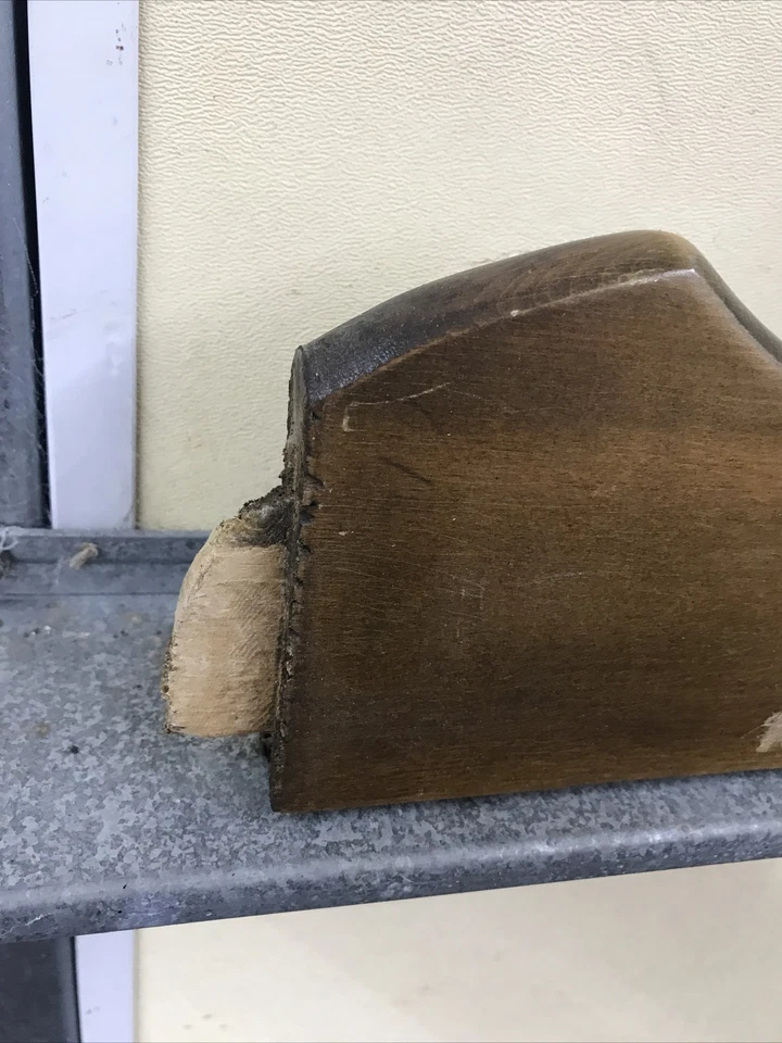 "Pedimento arquitectónico antiguo ornamentado tallado madera recuperada sobre puerta - 48""" Foto 4 de 4